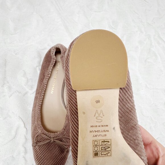 Stuart Weitzman Women's Bria Ballet Flats Size 8 New - Picture 8 of 9